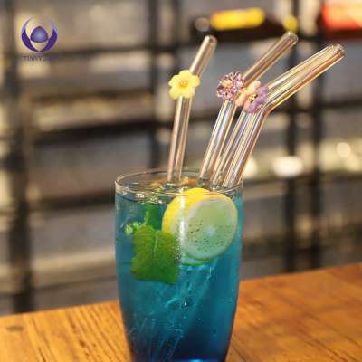 Huailai Tianyuan borosilicate heat resistance color glass straw