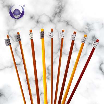 High Quality best price diameter 2mm fiber solid borosilicate color glass rod