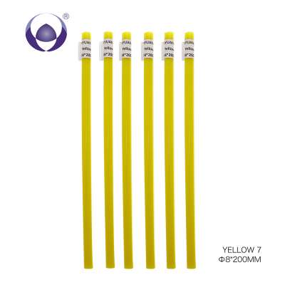 Good Reputation yellow borosilicate boro glass rod diameter 2mm