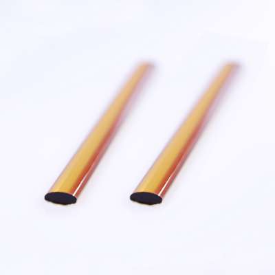 Factory direct high heat resistance colored borosilicate solid glass Flat rod